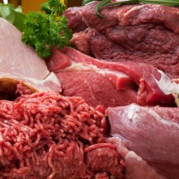 Fresh Raw Meat Background